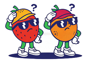 Confused fruits